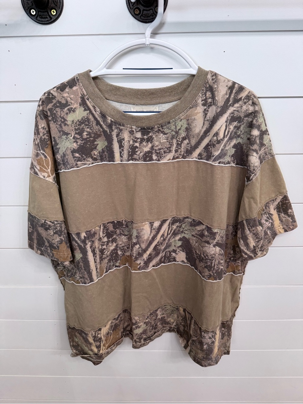 Gilded Intent Green Brown Camouflage Short Sleeve Tee